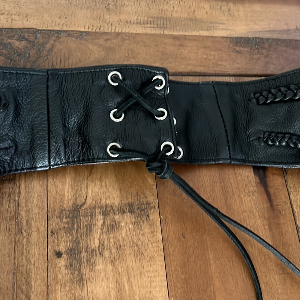 Leather Chaps, Black Size Medium - image 4